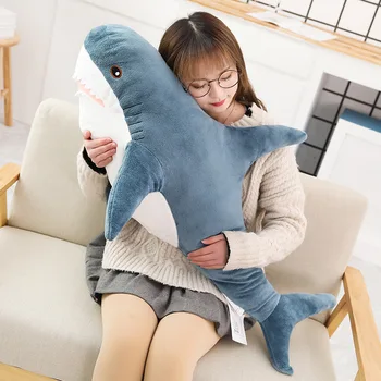 15-140 cm Simulacije Shark Plišastih Igrač Mehko Polnjene Ocean Živali, morskega Psa Udobno Blazino Kavč, Blazine Lutka Otrok Rojstni dan Darila