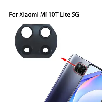 5PCS Zadaj Kamero Nazaj Steklo Objektiv Za Xiaomi Mi 10T Lite Z Lepilom Samolepilna Nalepka za Nadomestne Dele