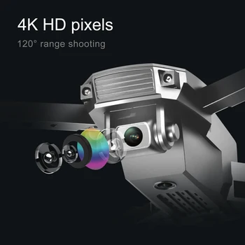 Zložljivi Brnenje S70 4K HD, širokokotni Dual Camera WIFI APP Način Nadzora Višina Vodenje v Realnem času, Prenos GPS 6 Os Zrakoplova