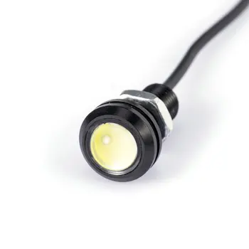 10pcs 12V DC LED 18 mm Eagle Eye Lahka Visoko zmogljiva svetilka za Dnevno Vožnjo Svetlobe glede parkiranja Samodejno Meglo žarnice varnostne Kopije DRL avto styling 83586