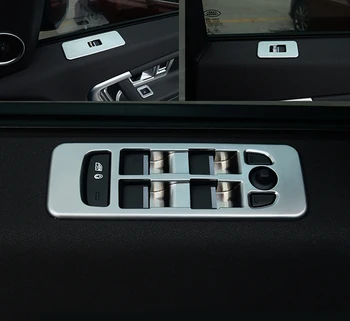 4pcs ABS Okna Dvigalo Stikalo Gumb Okvir Trim Za Land Rover Discovery Šport-2019 Avto Steklo Dvignite Stikalo Gumb Sequins 83793