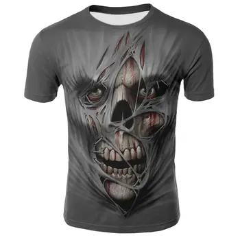 Nuevo producto, gran oferta, camiseta 3D par hombre, cara french, camiseta neformalnih de manga corta con cuello redondo, camiset