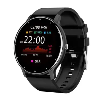Moda ZL02 Pametno Gledati Ženske moški Šport, Srčni utrip, Krvni Tlak Fitnes Tracker Nepremočljiva Smartwatch Za iOS Android