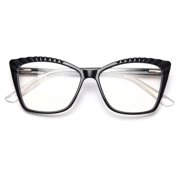 Peekaboo TR90 letnik očala, optično ženska mačka oči okvirji moda okviri ženske jasno objektiv pregleden darila
