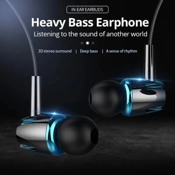 Slušalke za v Uho Za Xiaomi Samgung Slušalke, Mobilni Telefon, Stereo Bas Slušalke Žične Slušalke Hi-fi Slušalke Mikrofonom za Pametni telefon