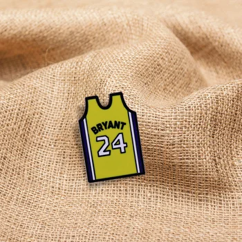 2020 Žalostni Smrti Značko Kobe-Bryant # 24 Los Angeles-Lakers Letnik Jersey Emajl Pin 8515