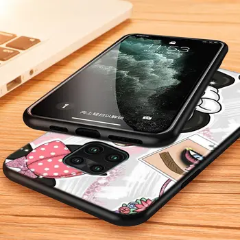 Silikonski Mehko Kritje Mickey Mouse Za Xiaomi Redmi Opomba 10 10 9 9 8T 9T 8 7 6 5 Pro Max 5A 4X 4 5 G Black Primeru Telefon