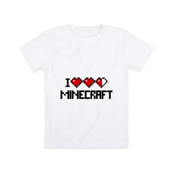 Otroška T-majica Bombaž, ki sem ljubezen, Minecraft