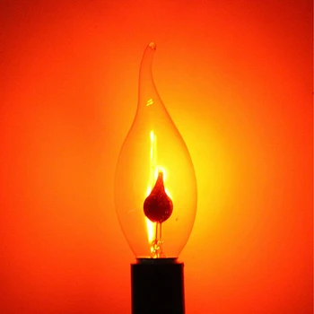 1PC E14 LED Svetloba, Utripanje Požara, Plamen Sveče Toplo Žarnice Svetilke Doma Dekoracijo