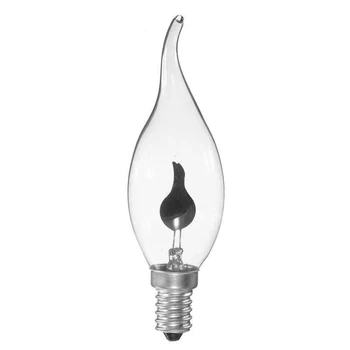 1PC E14 LED Svetloba, Utripanje Požara, Plamen Sveče Toplo Žarnice Svetilke Doma Dekoracijo