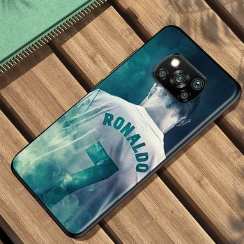 Cristiano Ronaldo CR7 Za Xiaomi Poco X3 NFC M2 X2 F2 F3 C3 M3 F1 Pro Mi Igrajo A3 A2 A1 6 Lite Črna Mehka Primeru Telefon