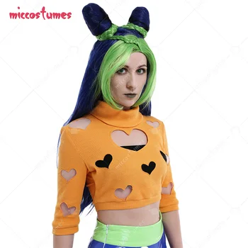 Cujoh Irene Srce v Obliki Votle Pletenje Pulover Fullset Cosplay Halloween Kostumi za Ženske