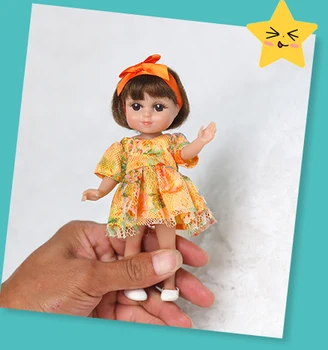 Mini luštna punca lutka 6 palčni full vinil prerojeni baby doll veren otrok darilo igrače visoke kakovosti