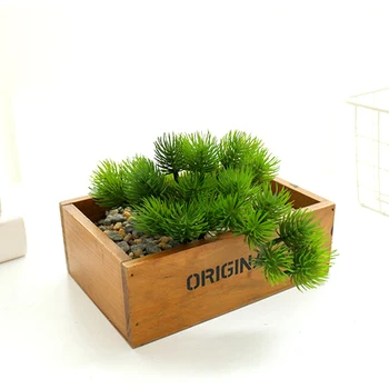 Simulacija Zelenih Rastlin Eno Dobrodošlico Bor Visoko 8,5 cm Ustvarjalne Rastlin DIY Dobave Vrt, Balkon Doma Bonsaj Dekoracijo