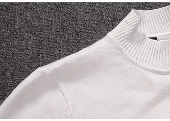 Luksuzni Nove Zimske oblikovalec Vroče vaja Priložnostne Puloverji puloverju Azijskih Velikost M-2XL Visoke kakovosti