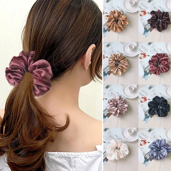 Moda korejski Nov Slog Žensk, Multi-color Elastična Hairbands Dekleta Sladko Barvo Las Obroči Lepe Lase Roop Vezi Za Ženske