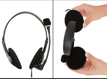 SY440MV Žične Slušalke Z Microsoft Head-mounted Gaming Poučevanje Poslovne Stereo Slušalke PRIKLJUČEK 3,5 mm Priključek USB/PC Nastavljiv