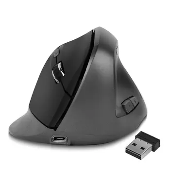 Ergonomska Brezžična Miška 1600DPI USB Polnilne 2,4 GHz Optični Navpično Miši B95C Ergonomska Polnilna Gaming Miška
