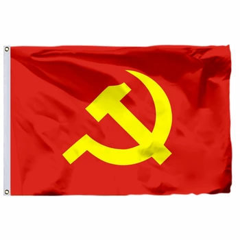Vietnam Komunistične Partije Zastavo 90x150cm 3x5ft Južni Vietnam Banner 100D Poliester