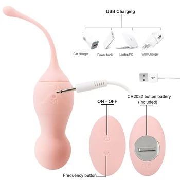 Vaginalne Keglove Kroglice Klitoris Stimulator Vibratorji Za Ženske Dildos Analni Čep Brezžični Erotično Medicinsko Masažo Sex Igrače Za Odrasle Trgovina