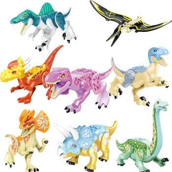 Zaklepanje Živali Tyrannosaurus Združljiv Z Izobraževalnimi gradniki Igrače Nastavite Otroka Darilo Svetu Dinozaver Jurassic