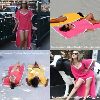 Ženska Seksi Telo Ovijemo prikriti frotir Spa Plaža, bikini šal kopalni plašč Inovativnih Plaža Obrabe Towelkini za zaščito pred Soncem odejo