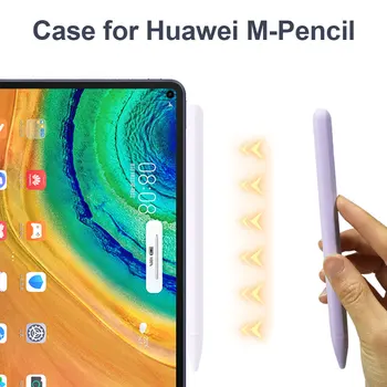 Anti Izgubil Primeru Za Huawei M-Svinčnik Primeru Mehke Silikonske Za Huawei Mate Ploščica Na Dotik, Pisalo Zaščitni Rokav Kritje Svinčnik Funda
