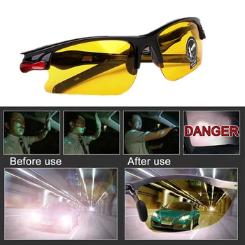 1pcs Vožnje Anti-Glare Polarizirana Sončna Očala Očala Night Vision Vozniki Očala Notranje Zaščitno Opremo Prestav 89283