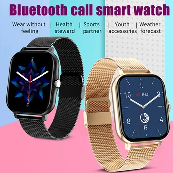 2021 Nov Modni Pametno Gledati Ženske Moški Srčni utrip IP68 Vodotesen Bluetooth Klic Smartwatch Dame Športnih Večfunkcijsko Ure