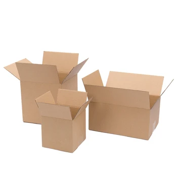 100 Valovitega Papirja Škatle za Darilo Polje 4x4x4