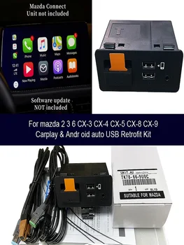 Apple CarPlay Android Auto USB adapter središče za Mazda 6 3 2 CX5 CX3 CX9 MX5 miata Toyota Yaris fiat 124 89860