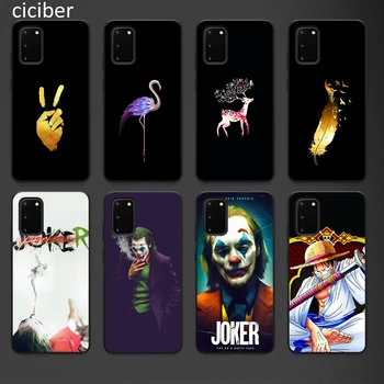 Joker Primeru Telefon za Samsung A50 A40 A70 A51 A71 A20 A20E S10 S20 S9 S8 S7 Rob Ultra Puls Opomba 10 9 8 Plus Primerih Mat Mehka
