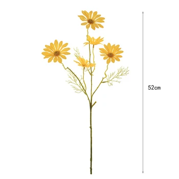 1/5Pcs Svile Cvet Umetno Chrysanthemum Flower Za Dom svate, Božični Okraski, Daisy Šopek Žogo Diy Obrti