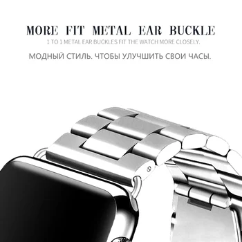Iz nerjavečega Jekla, Trak za Apple Watch Band 38 mm 40 mm 42mm 44 mm Kovinski Povezave Zapestnica Apple iWatch Serija 1 2 3 4 5 90957