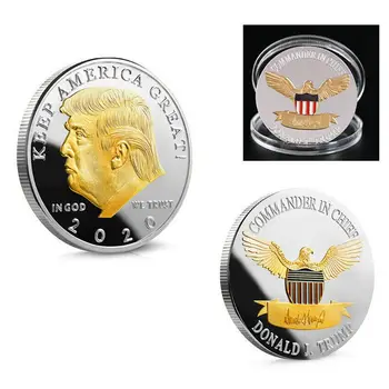 2020 Donald J. Adut Predsednik Združenih držav Spominsko Značko Plating Spominek Kovanca Zbiranja Novo Leto 090C