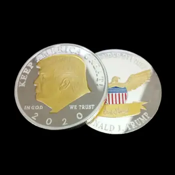 2020 Donald J. Adut Predsednik Združenih držav Spominsko Značko Plating Spominek Kovanca Zbiranja Novo Leto 090C