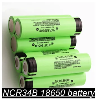 Nov Original NCR18650B 3,7 v 3400mah 18650 Polnilna Litij Baterija Za Svetilko baterije