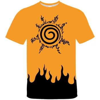 Japonske Anime Kakashi Tshirt Fantje Dekle 3D T-shirt Naruto - Film Sweatshirts Narutos Kakashi Dejanje Slika Tee Srajce Najstnik Vrh