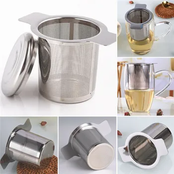 Čaj Listi Spice Filter Drinkware Očesa Čaj Infuser Čaj Cedilo Čajnik Iz Nerjavečega Jekla Svoboden Kuhinjski Pribor Za Enkratno Uporabo