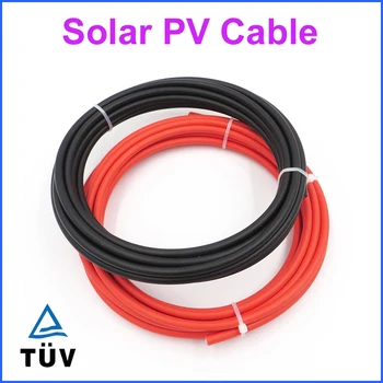 10m 30ft x 10AWG 12AWG 14AWG 2.5mm2 4mm2 6mm2 PVC Izolirani električni solarni Priključek kablov solarnimi priključitev sončne kabel