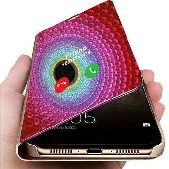 Ogledalo Primeru Telefon Za LG V40 V30 Plus V50 G8 Q60 K50 K50S V60 V61 Pokrovček Za Sony XZ3 XZ4 XZ5 Xperia 1 II 2 10 XP1 Primeru