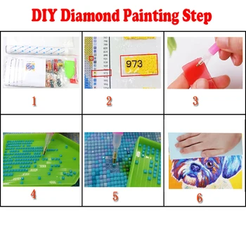 5D DIY Diamond Slikarstvo Smešno klovn sliko Okrasnih navzkrižno šiv Kompleti Diamond Vezenje Polni Sveder Kvadratnih Mozaik Dekor