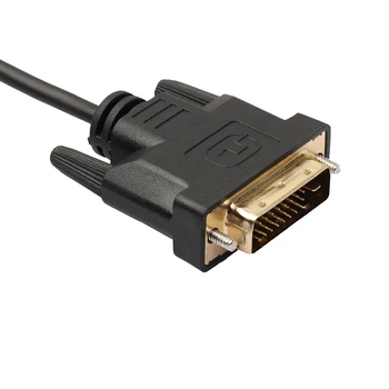 Univerzalni 1,8 M/3M/5M DVI D na DVI-D Gold Moški 24+1 Pin Dual Link TV Kabel kot Nalašč za TFT Monitor Black Snop 1 Polybag ONLENY
