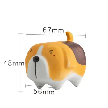 Majhne, Luštna, Keramični Pug Dog Figur Ročno Poslikane Tabela Okraski Malo Živalskih Kipov Ustvarjalne Lepo Darila Za Pes Ljubimec Otrok