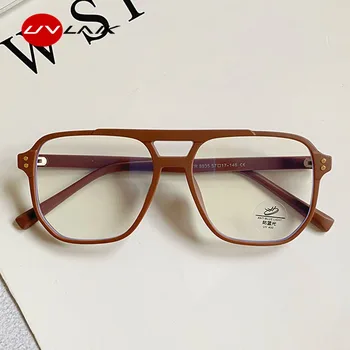 UVLAIK Modra Svetloba Blokiranje Računalnika Očal Okvir za Ženske TR90 Optični Okvir Očala Moški Dvojni Mostov Očala Očala