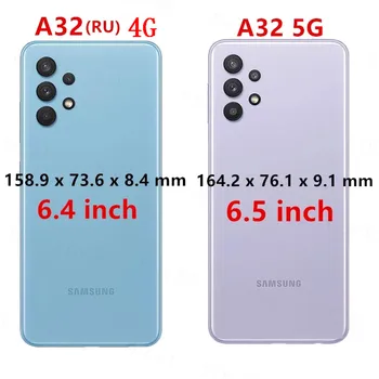 Denim Usnjena torbica Za Samsung Galaxy A32 Primeru Letnik Trak Flip Denarnice ovitek Za Samsung Galaxy A32 A52 A72 4G 5G Pokrov