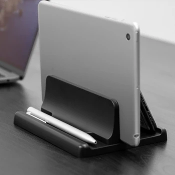 Vertikalni Laptop Stojala, Aluminijasto Dvojno Prenosni Nosilec z Nastavljivim Dock Združljiv z Chromebook/Gaming Prenosni računalniki (do 17.3 V