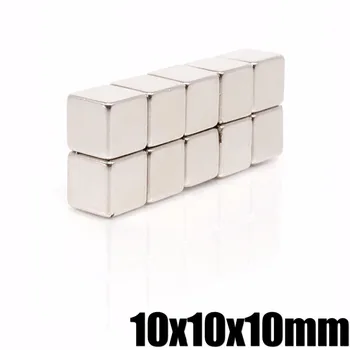10~1000PCS N35 Pravokotne Magnet 5x5x5 4*4*4 3x3x3 10x10x10