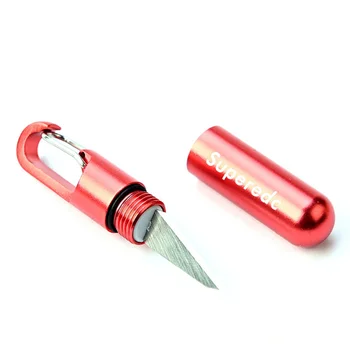 Prenosni Rezalno Orodje iz Nerjavečega Jekla Multi-Funkcijo EOS Mini Kapsula Nož Orodje za ključe Obesek Male Zložljive Orodje 9535