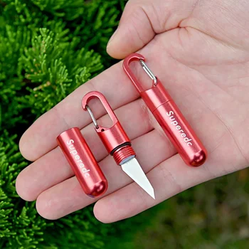 Prenosni Rezalno Orodje iz Nerjavečega Jekla Multi-Funkcijo EOS Mini Kapsula Nož Orodje za ključe Obesek Male Zložljive Orodje